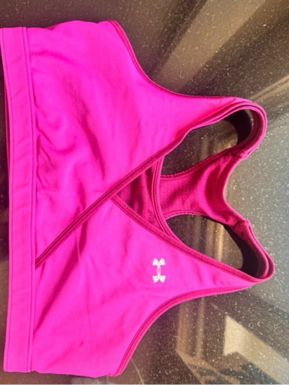 Under Armour Women's Pink Sports Bra Reversible